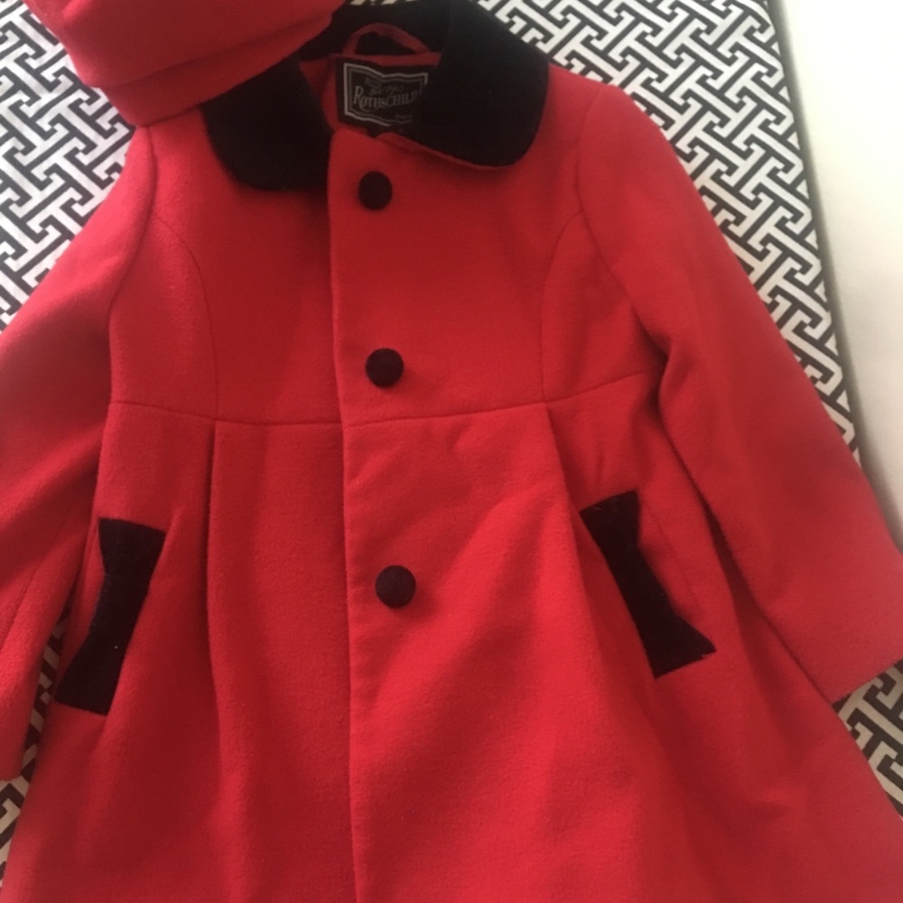 S. Rothschild Little Girls Double-Breasted Coat